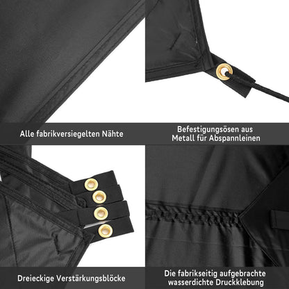 Clostnature Tarp Wasserdicht 305x293 cm Camping Zeltplane