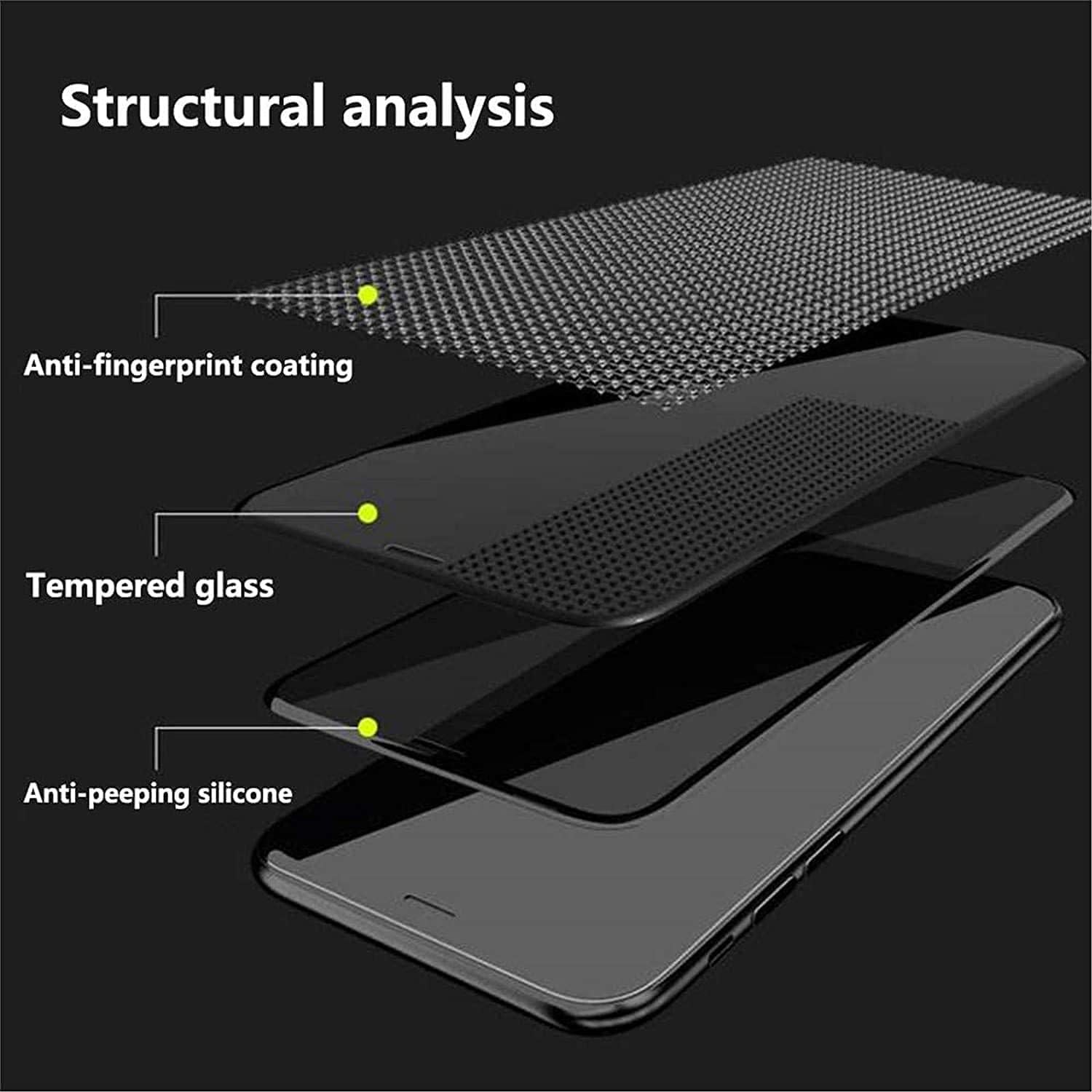 Samsung Galaxy S24+ Sichtschutz Panzerglasfolie [2 Stück] 9H Härte Blickschutzfolie