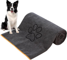Hundehandtuch Microfaser saugfähig schnell trocknend weich 76x127cm