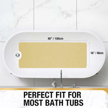 Rutschfeste Badewannenmatte 100x40cm – Schnelltrocknend & Zuschneidbar