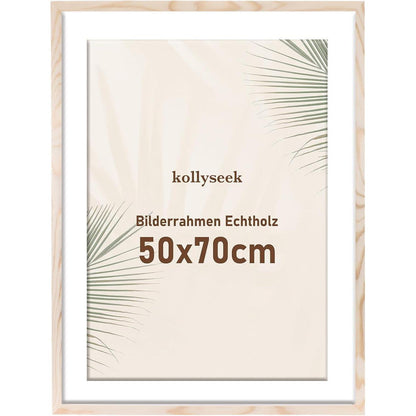 Kollyseek Bilderrahmen 50x70cm Kieferholz Acrylglas