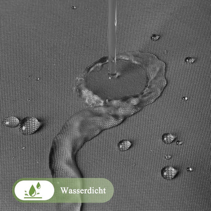 Textil Duschvorhang 150x200cm Grau Wasserdicht Waschbar mit