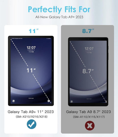 TiMOVO Drehbare Kompatibel mit Galaxy Tab A9+ 11 Zoll