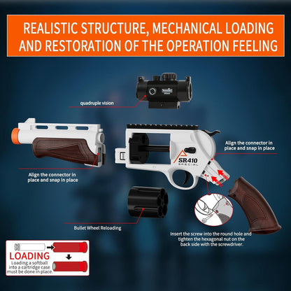 Spielzeugpistole Shooter Eva Schaumstoff Blasters Wheel