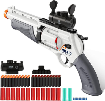 Spielzeugpistole Shooter Eva Schaumstoff Blasters Wheel Reloading Grau
