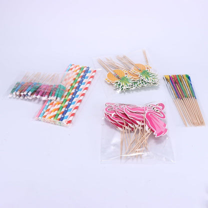 Cocktail Zubehör 100 Stück Cocktail Picks Deko Strohhalme