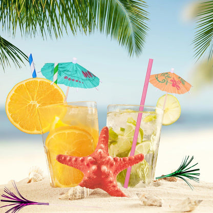 Cocktail Zubehör 100 Stück Cocktail Picks Deko Strohhalme
