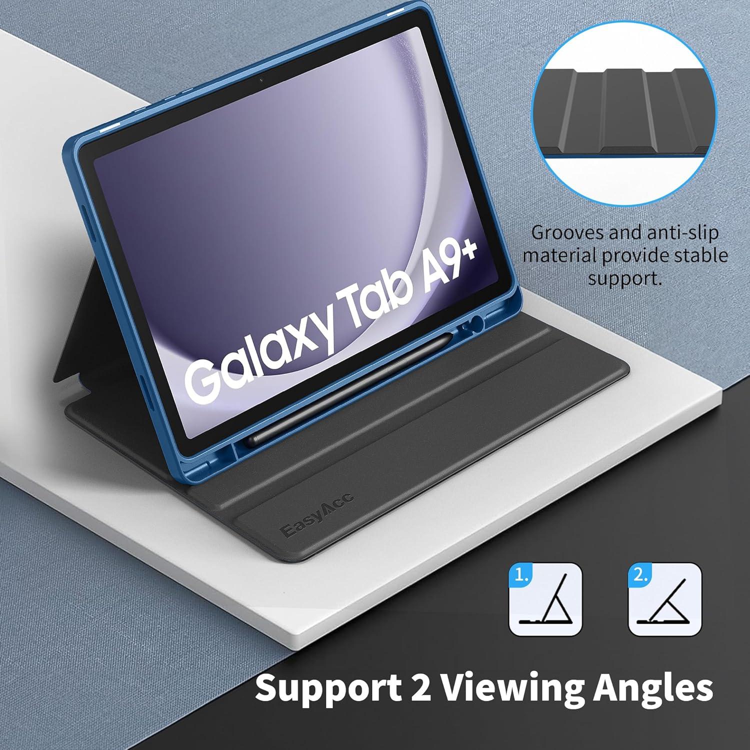 Samsung Galaxy Tab A9+ Plus 11 Zoll 2023 Hülle mit Pencil Halter