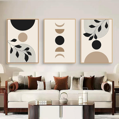 Moderne Abstrakte Kunstdruck Poster Set Wandbilder