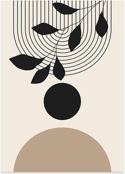 Trayosin Abstrakt Modernes Poster Set 3 Stück Kunst Bilder Wanddeko Wohn