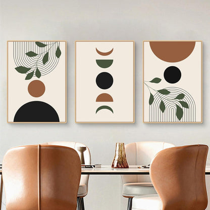 Trayosin Moderne Poster Set 3 Stück Abstrakt Kunstdruck