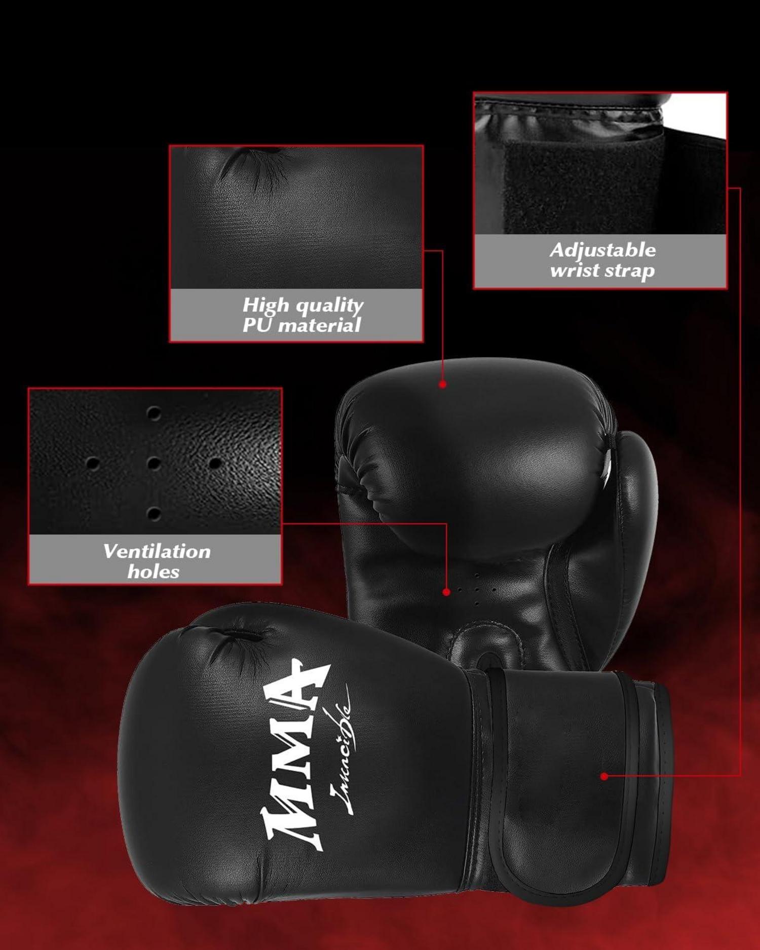Boxsack Stehend 180cm für Erwachsene mit Zubehör - Freistehender Sandsack für MMA Muay Thai Training