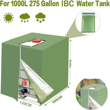IBC Tank Abdeckung 1000l, Wassertank Schutzhülle Regentonne