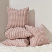 Kissenbezug 40x40 Set 4er Sakura Rosa Kordsamt Kissenhülle
