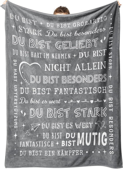 Personalisierte Flanelldecke Geschenk für Frauen Männer