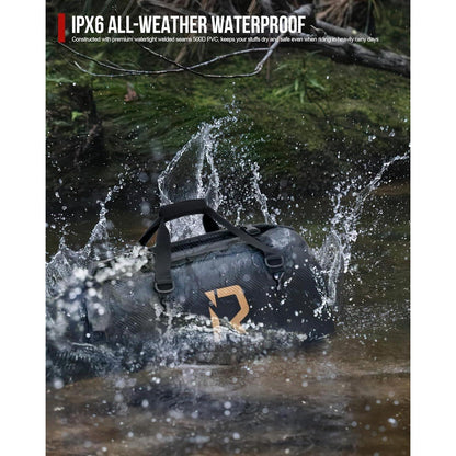Wasserdichte Motorrad Gepäckrolle 50L – Vielseitige Hecktasche