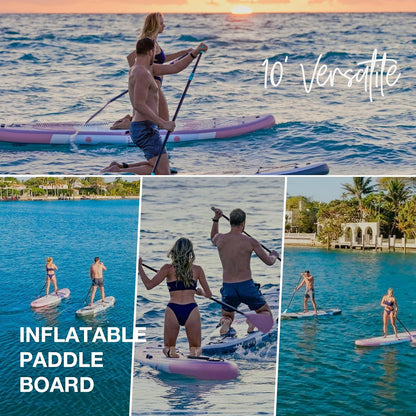 Aufblasbares Stand Up Paddling Board 305cm mit Stabilen Flossen und Zubehör - Ideal für Anfänger & Yoga on Water