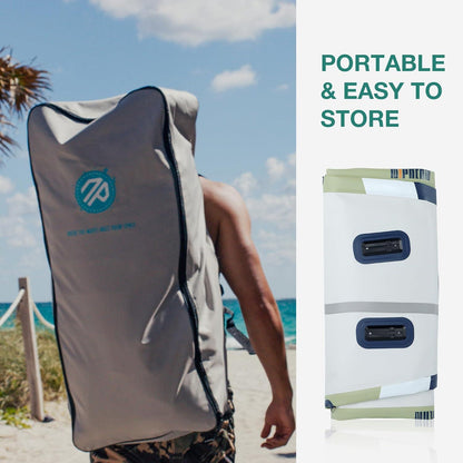 Aufblasbares Stand Up Paddling Board 305cm mit Stabilen Flossen und Zubehör - Ideal für Anfänger & Yoga on Water