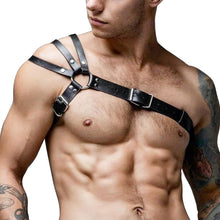 Herren Leder Body Brust Harness Sexy Fetisch Männer Haltungsschulter