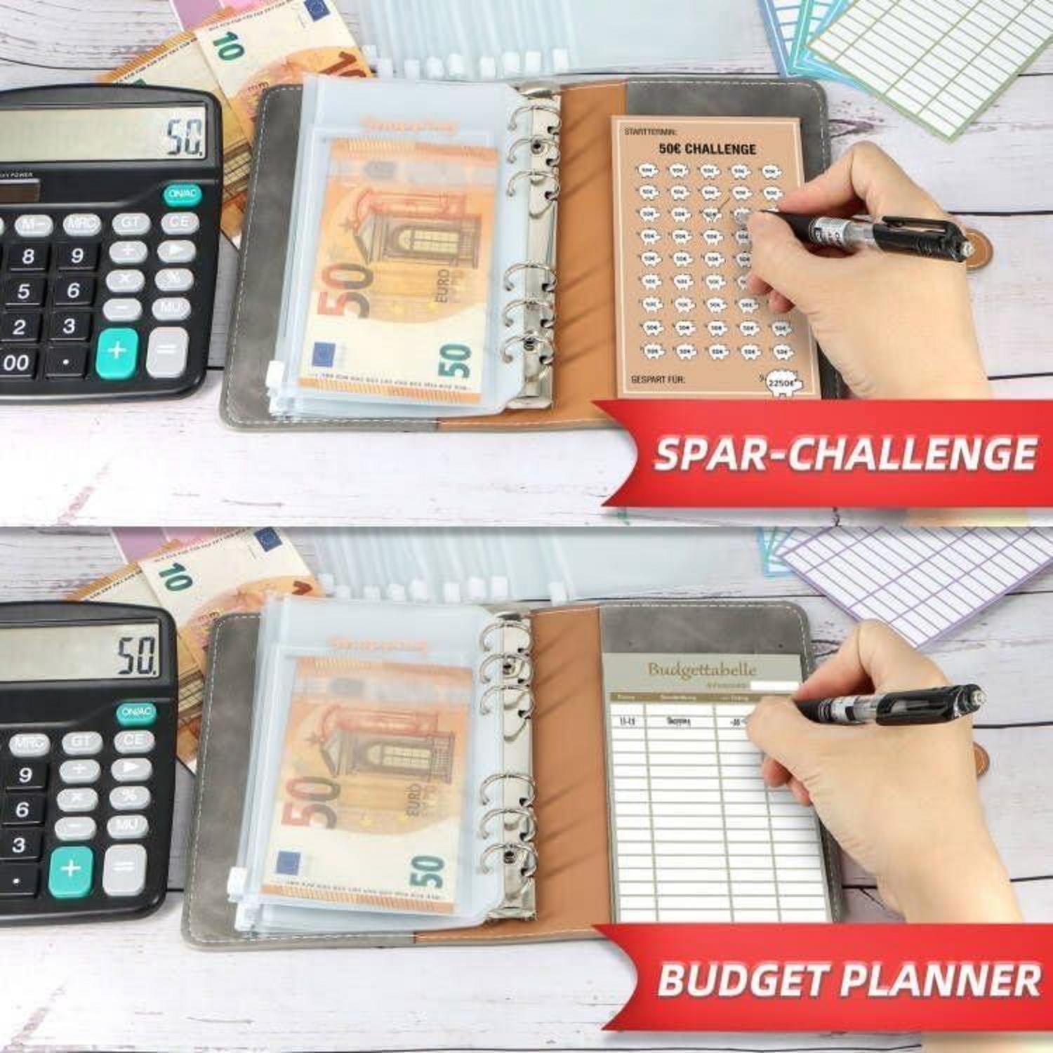 Budget Planner Deutsch Geld Sparen Startset 8 Sparchallenges Finanzplaner Haushaltsbuch Sparmethode
