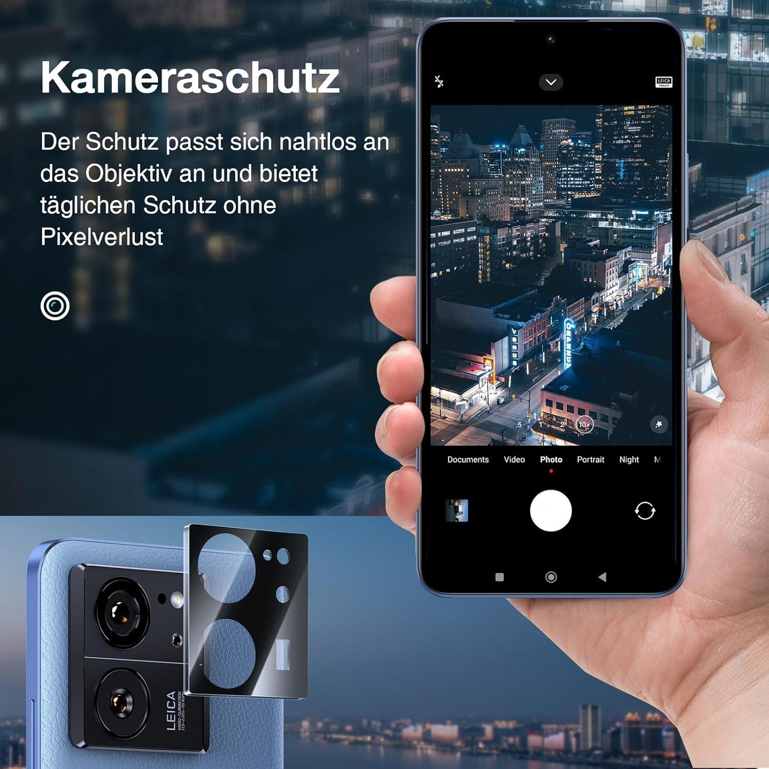 Panzer Schutzglas Xiaomi 13T/13T Pro 9H Härte 0.30mm 2+2 Transparent