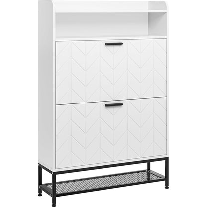 YITAHOME Schuhschrank aus Holz mit 2