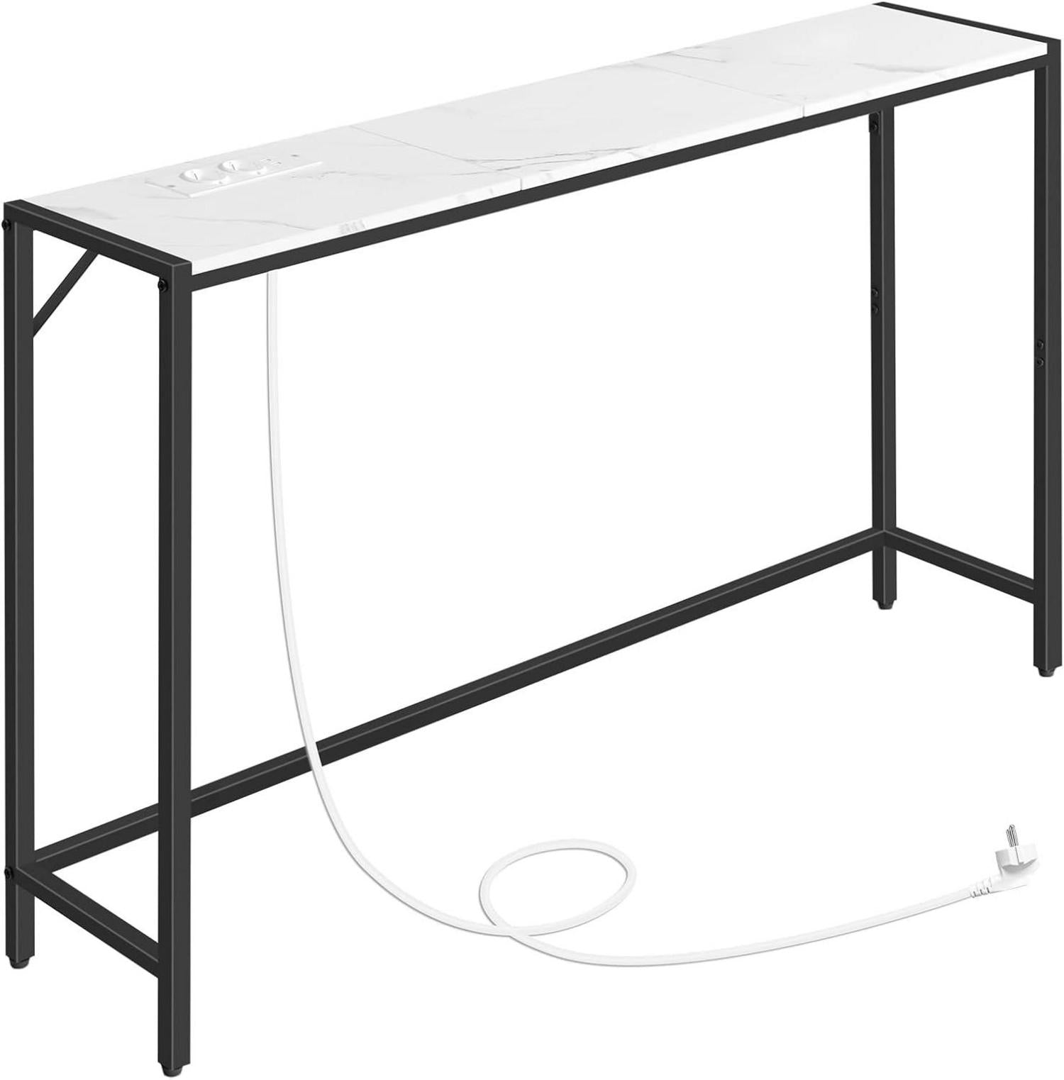 Konsolentisch Beistelltisch Sofa Flurtisch Weiß Schwarz