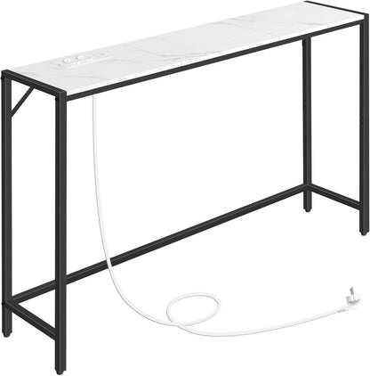 Konsolentisch Beistelltisch Sofa Flurtisch Weiß Schwarz