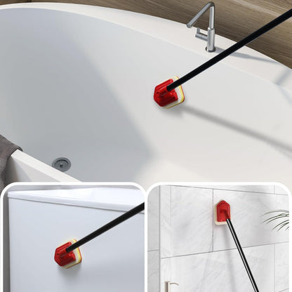 Mitclear 3-in-1 Schrubber Teleskopstange Bad Reinigungsset