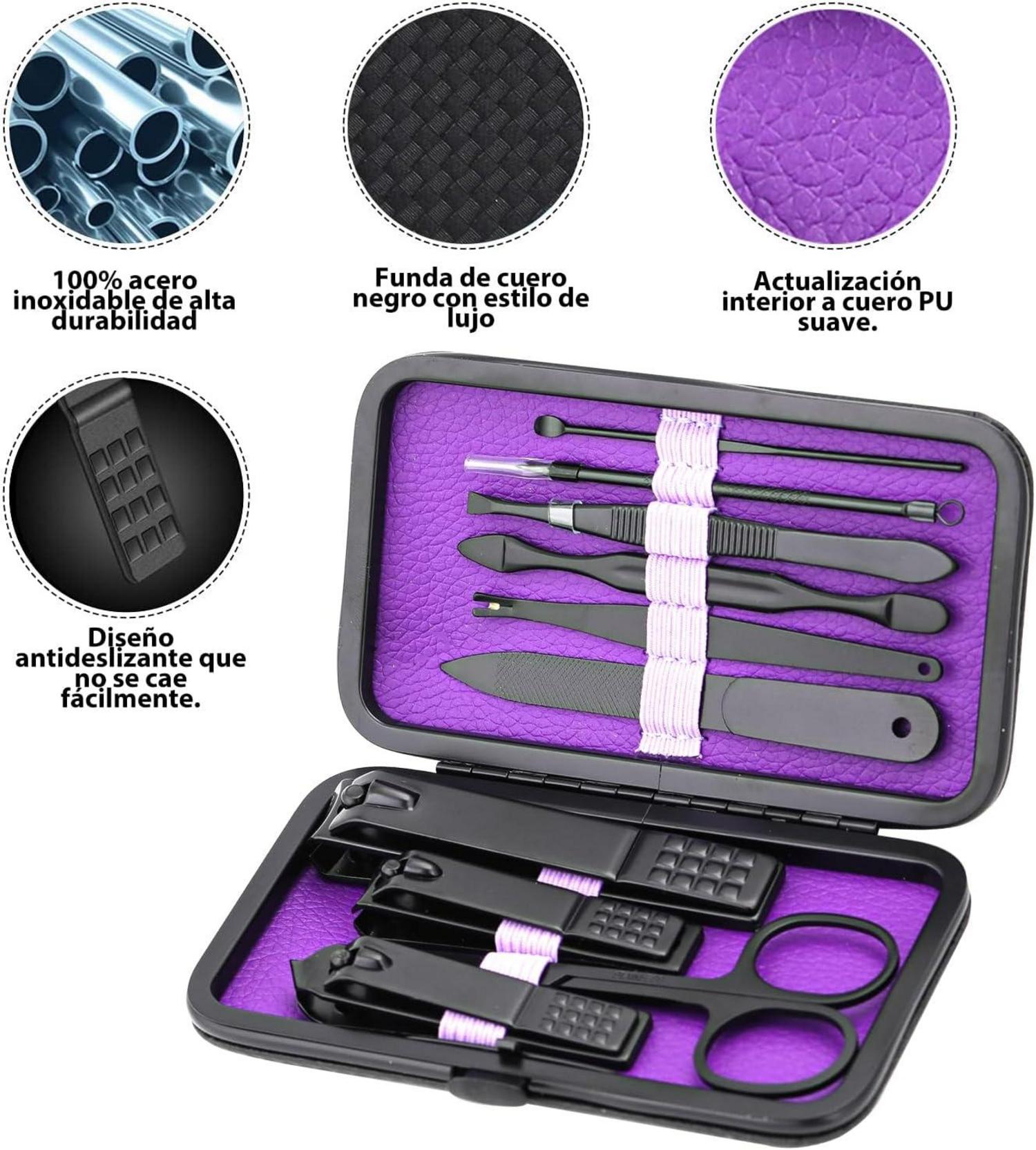 Professionelles Maniküre-Set Nagelknipser-Set Edelstahl Werkzeuge mit