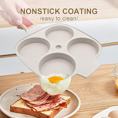 Bobikuke Spiegeleipfanne 21 cm mit Abnehmbarem Griff und Deckel - Pancake Pfanne Induktion Augenpfanne