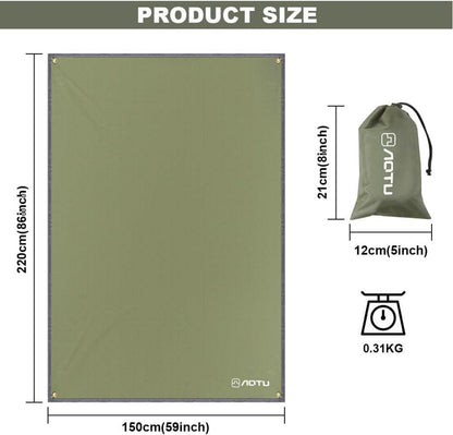 Flintronic Camping Zeltplane Bodenplane Tarp Hängematte