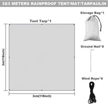 Flintronic Tarp 3x3m Wasserdicht Ultraleicht UV Schutz