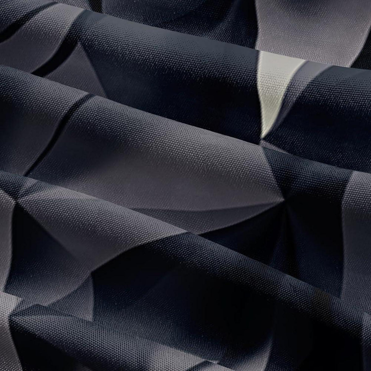 3D Geometrie Bettwäsche Set 135x200cm Grau Schwarz Mikrofaser