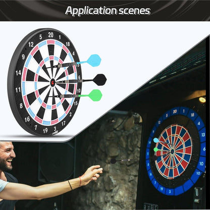 CyeeLife 2-In-1 Dart Flights und Schäfte Schwarz 9er Pack