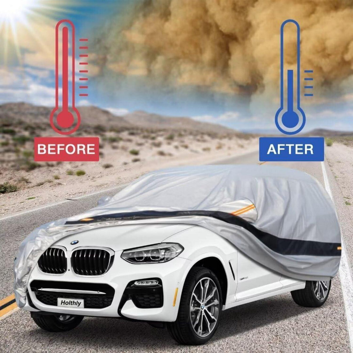 Auto Abdeckplane BMW X3 (2011-2024) Wasserdicht & Atmungsaktiv