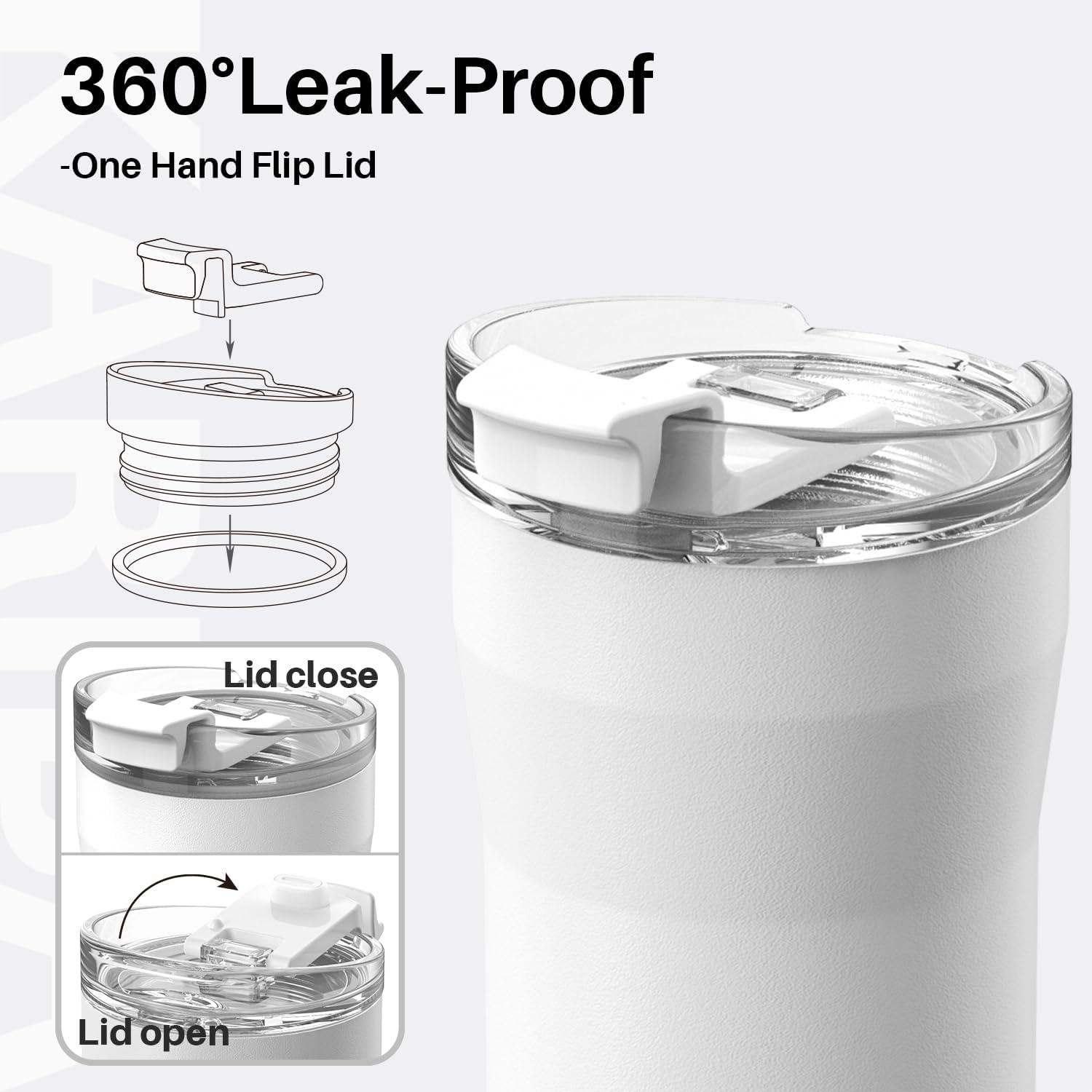 Thermobecher 350ml Edelstahl isoliert 8 Stunden