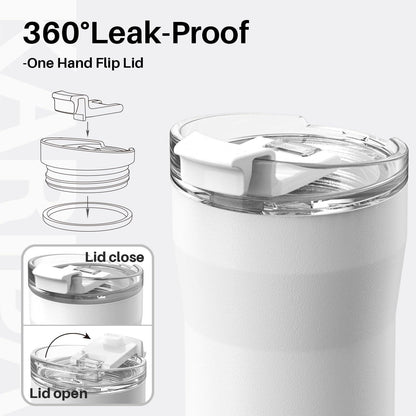 Thermobecher 350ml Edelstahl isoliert 8 Stunden
