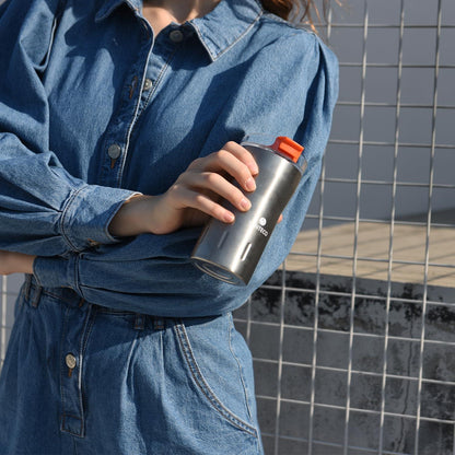 Thermobecher 350ml Edelstahl Doppelwandig Isoliert Auslaufsicher
