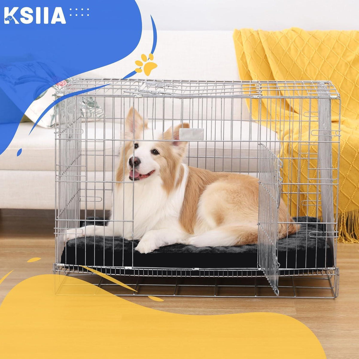 Orthopädisches Hundebett XXL, waschbar, mit abnehmbarem Bezug