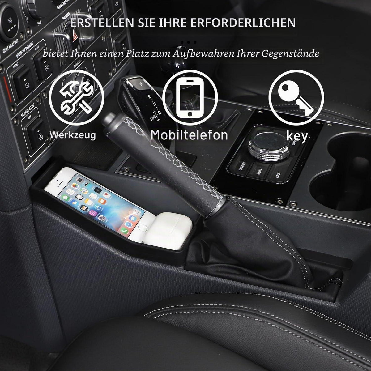 Mittelkonsolen-Organizer für Ineos Grenadier 2020-2025