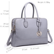 Große Miss Lulu Damen Handtasche Retro PU Leder