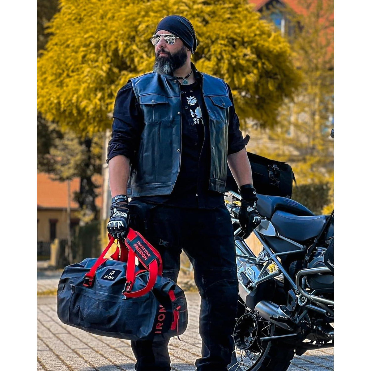 Motorrad Hecktasche 50L wasserdicht mit Rolltop