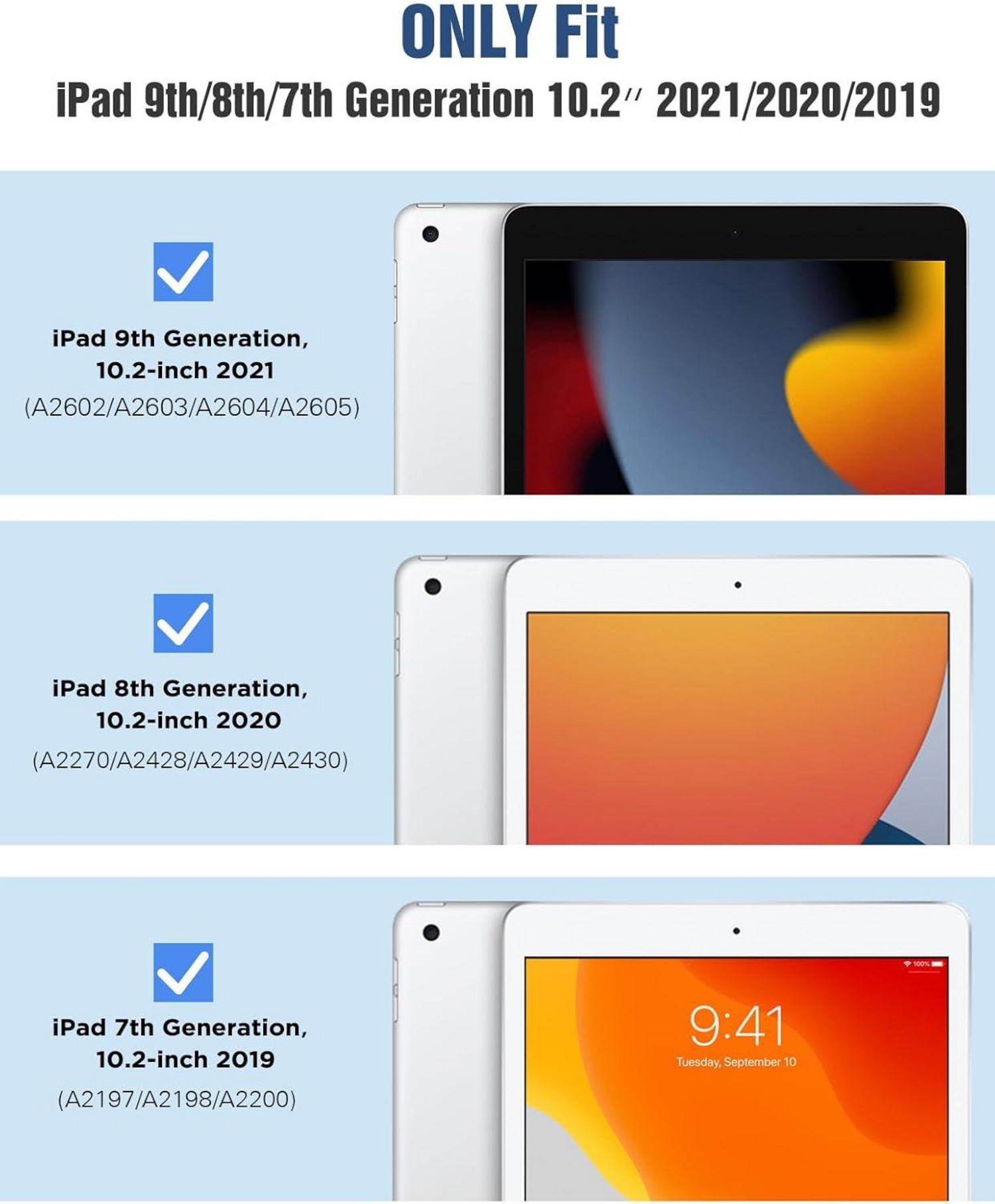 TiMOVO iPad 9./8./7. Gen Smart Cover Schutzhülle