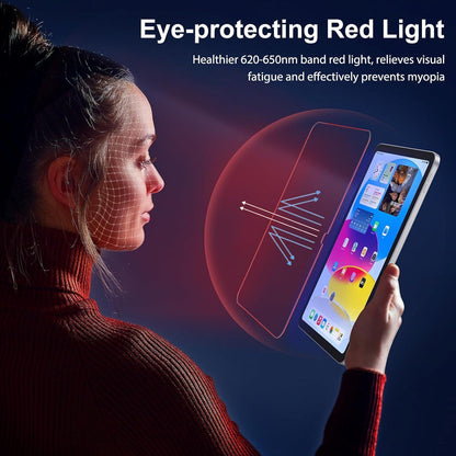 Augenschutz Panzer Schutz Glas für iPad 10. Generation - Rotlicht Schutzfolie - Anti-Blaulicht - Antireflexion - Displaychutz - 10,9 Zoll - 1 Stück