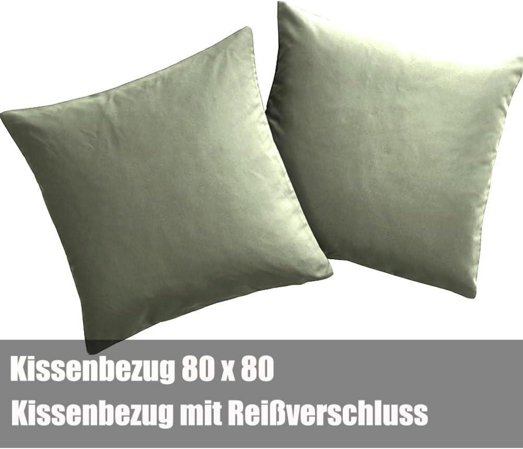 Soifox Bettwäsche Set 155x220 Salbeigrün Mikrofaser Bügelfrei Knitterfrei
