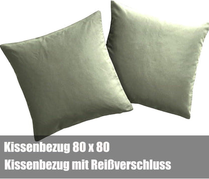 Soifox Bettwäsche Set 155x220 Salbeigrün Mikrofaser Bügelfrei Knitterfrei