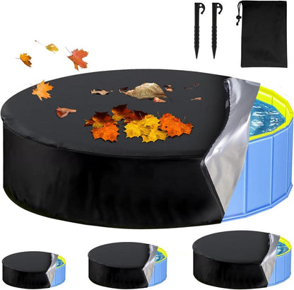 COZII Hundepool Abdeckung 80x20cm wasserdicht faltbar Staubschutz