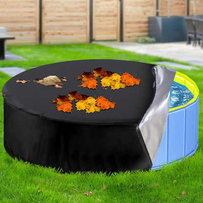 COZII Hundepool Abdeckung 80x20cm Wasserdicht Faltbar