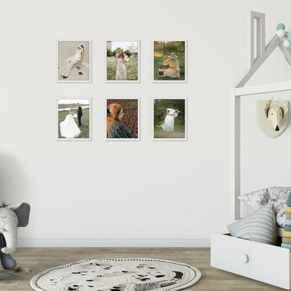 Weißer Bilderrahmen 20x25cm für Foto & Bilder, Modernes